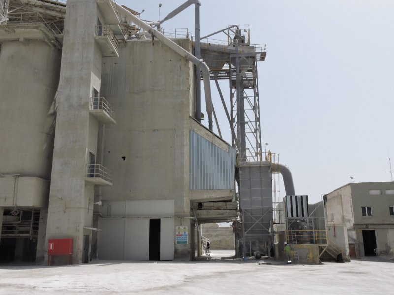 Sound proofing of cement mill, in TITAN's Eleusina plant